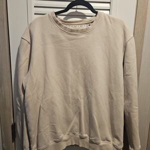 Cactus Man Crew Neck Classic Beige Minimalist Men's Sweatshirt